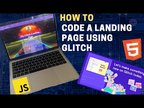 Easiest way to create a website in 2023! Coding and deploying a landing page using Glitch. #code