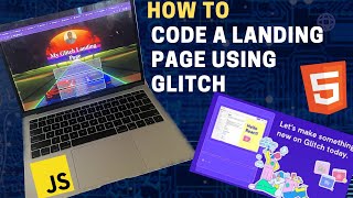Easiest way to create a website in 2023! Coding and deploying a landing page using Glitch. #code
