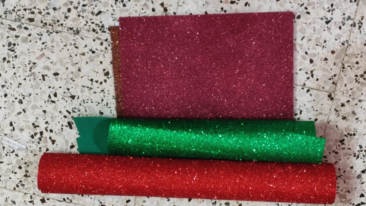 3 Easy Craft making with Glitter Sheet - YouTube