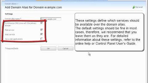 Plesk Panel 11 - Adding Domain Aliases.mp4