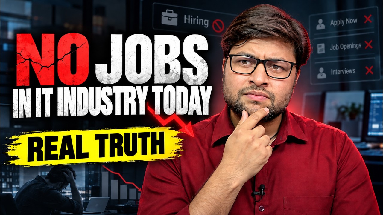 No jobs in IT Industry | Real Truth | You will not get job in IT now