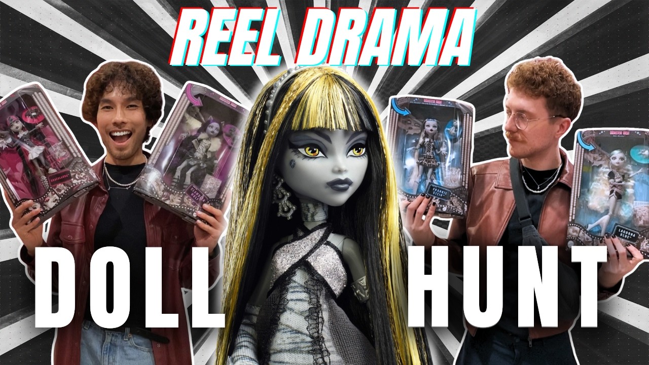 Let's go Doll Shopping! Monster High REEL DRAMA DOLLS!💀Doll Hunting VLOG!🛒