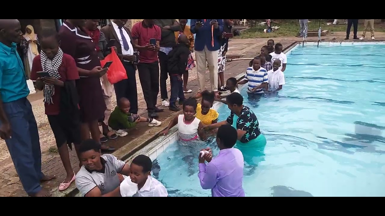 KWAREUBEN SDA CHILDREN'S CAMP MEETING 2025 THEY WERE BAPTIZED BY PASTOR MULANDI