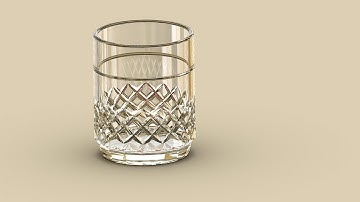 Creo Tutorial - Advanced Drinking Glass Sweep Cut Technique Part 3