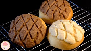 How to make the traditional Mexican Conchas or bun shells step by step. screenshot 3