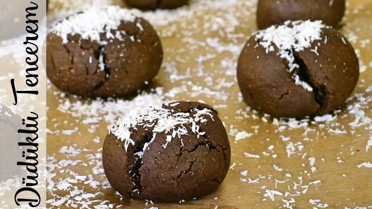 Şekersiz Kurabiye Tarifi Kakaolu Kurabiye Tarifi / Easy Vegan Cookie