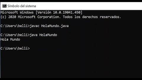 HolaMundo en java desde consola