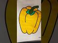 a pepper #satisfyingvideos #arttherapy #drawing #easydrawing #vegetables