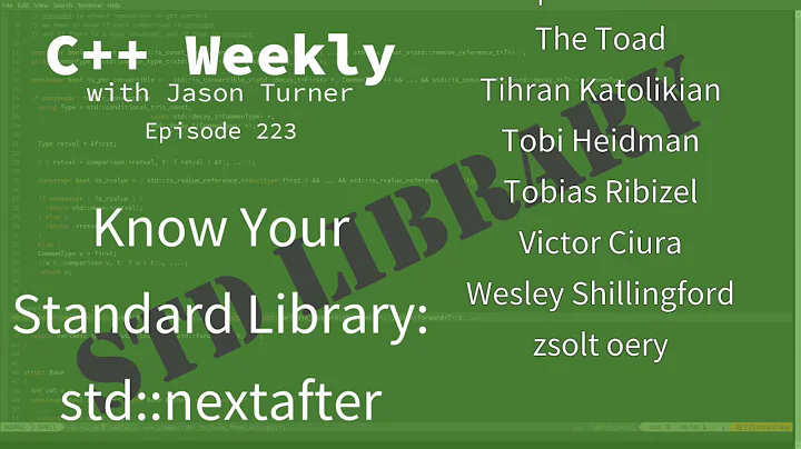 C++ Weekly - Ep 223 - Know Your Standard Library: std::nextafter