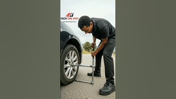 Easiest Trick to Remove Stuck Tire Bolts 🔧 (No Extra Power!) #shorts #tools