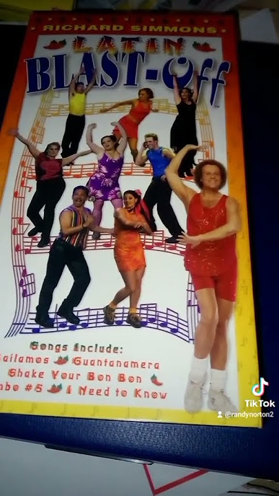 2001 VHS Richard Simmons latin/disco blast off!#richardsimmons #1980s #1990s #2000s #2001 #vhstapes
