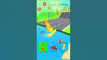 Shape shifting game level- 47  hyper casual game #shapeshifting #funny #gameplay #gaming #shortvideo