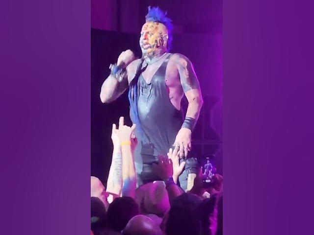 Fan Throws Beer At Chad Gray Mudvayne Vocalist Noblesville, IN July 21st, 2022.