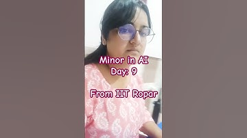 10/9/2024: Day 9 of learning AI from IIT, Ropar #minorinai #python#pythonprogramming #learningpython