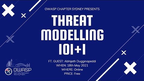 Threat Modelling 101