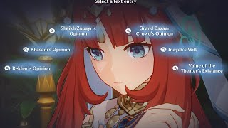 Nilou Contemplation Answers