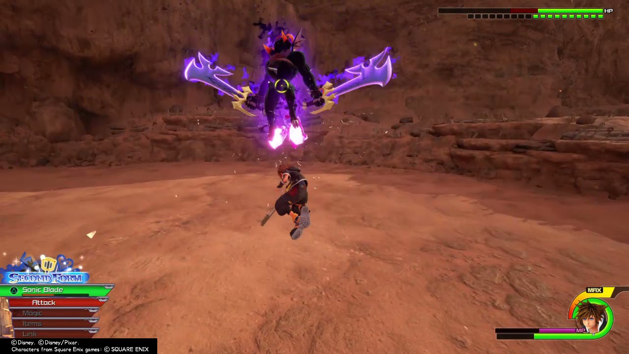 KINGDOM HEARTS 3 Dark Inferno kingdom key level 1 YouTube