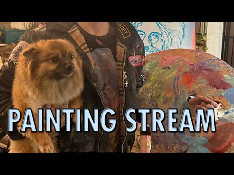 Painting Jerry Garcia for the RAFFLE WINNER - Painting Jerry Garcia for the RAFFLE WINNER