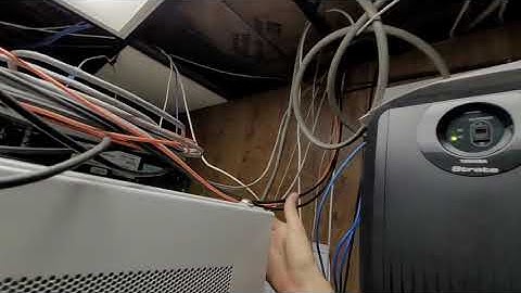 Finally done locating cable runs.  Ready to organize.  Networking Cleanup Project Part 4