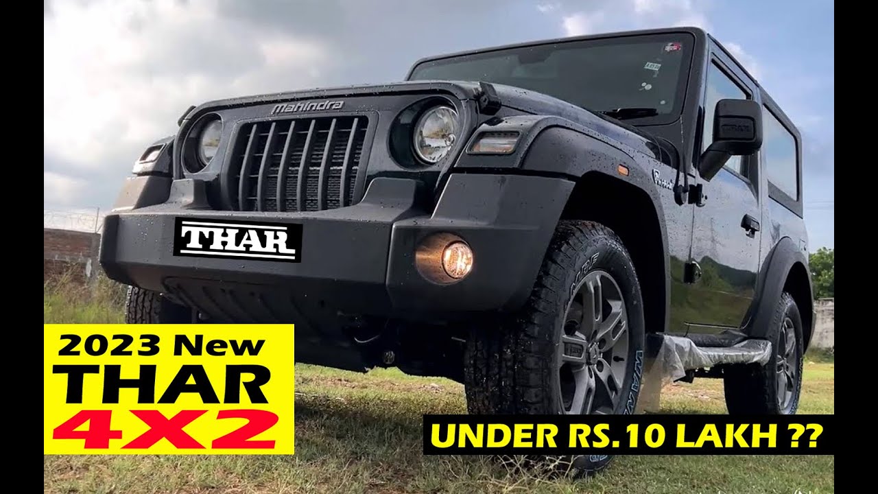 New 2023 MAHINDRA THAR 4X2 😍 Under 10 Lakh ?? 😍Launch 26th January?? YouTube