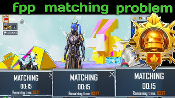 solo fpp  matching problem fix pubg mobile and bgmi /matching time problem solo fpp