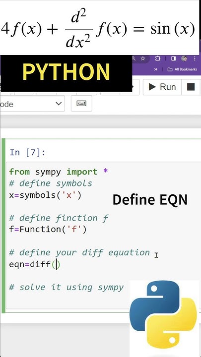 Master Python for Physicists, Engineers, Data Scientists|PYTHON SYMPY ...