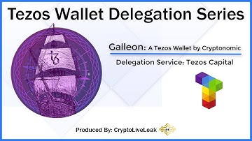 Tezos Wallet Delegation Series | Galleon: A Tezos Wallet by Cryptonomic