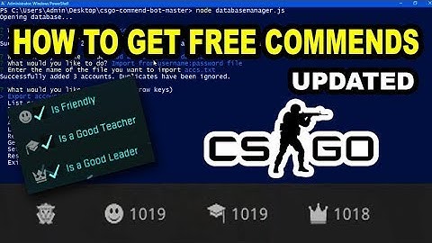 [CS:GO] Commend Bot Works Now! How To Get Free Commends 2020