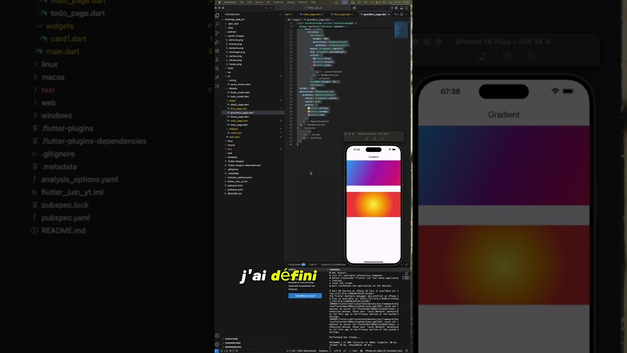 Comment créer de superbes gradients dans une application mobile ! 
