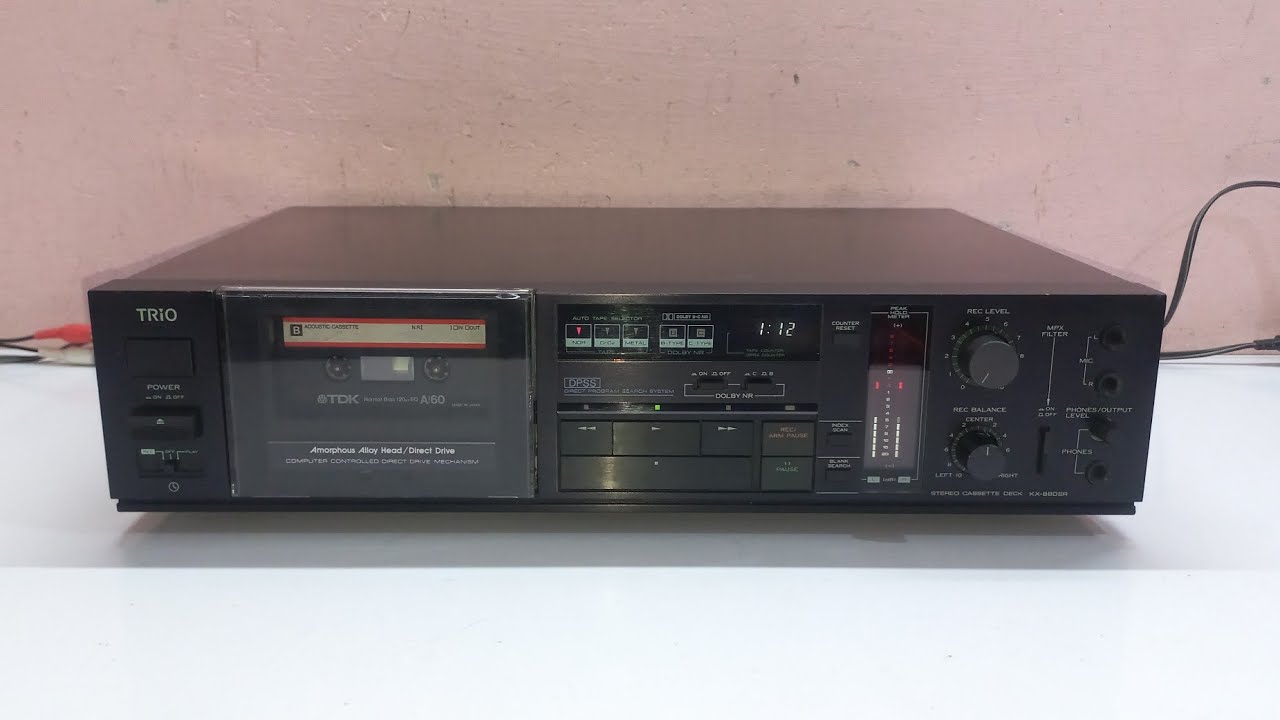その他 TRIO KX-880SR Trio KX-880SR Stereo Cassette Deck - YouTube