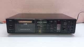 Trio KX-880SR Stereo Cassette Deck - YouTube