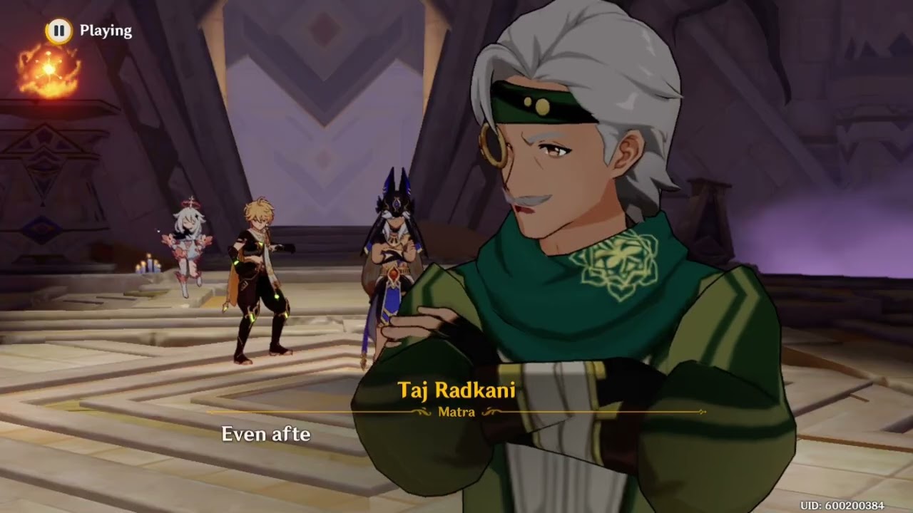 Genshin Impact:Cyno Reunites With Taj Radkani