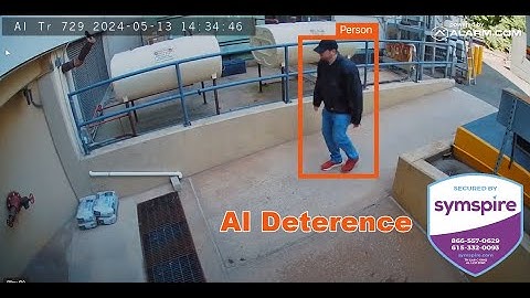 Alarm com AI Deterrence AI Powered Security - Auto Verbal Warnings with Specific Descriptions