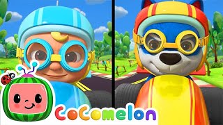 Jj Vs. Wally Go Kart Racing Cocomelon Animal Time Animal Nursery Rhymes