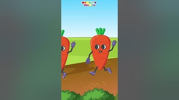 Nhạc thiếu nhi | Cà rốt màu cam | Cùng bé thăm vườn cà rốt