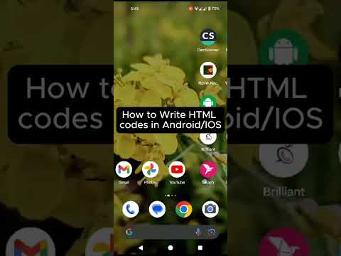 Practice HTML and CSS in android #shorts