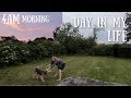 DAY IN MY LIFE & 4am SUNRISE MORNING ROUTINE || productive and wholesome