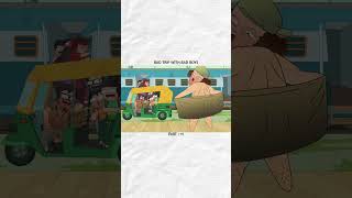bad trip with bad boys 😞 #viral #funny #cartoon #comedy #funnycartoon