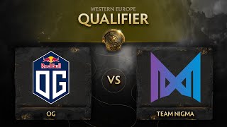 OG vs Nigma Game 1 - TI10 EU Qualifiers: Losers&#39; Finals w/ SUNSfan &amp; SyndereN