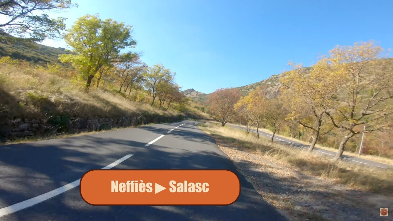 Neffiès - Cabrières - Salasc | 23,8km | Zontes Scrambler X 125 |