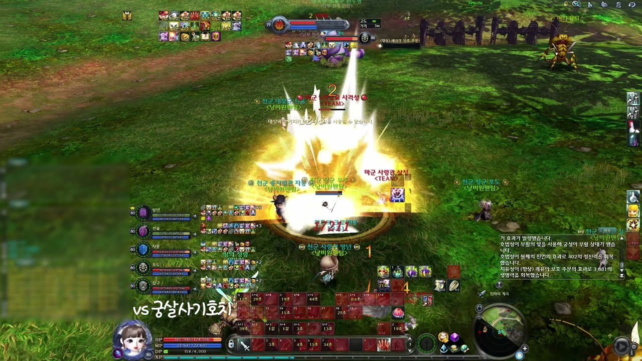 AION 80Lv Gladiator Field PVP l 아이온 검성 파티 필드쟁