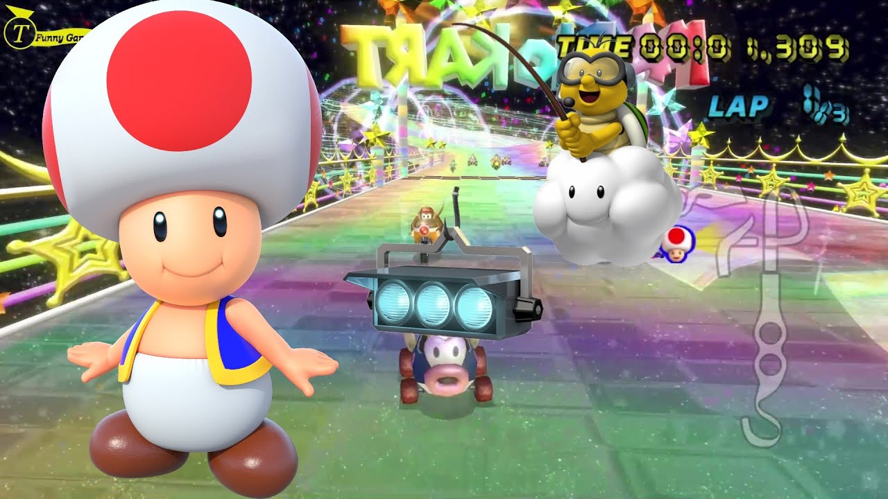 Mario Kart Wii 150cc Cup Team vs Race #6 (Toad GamePlay)