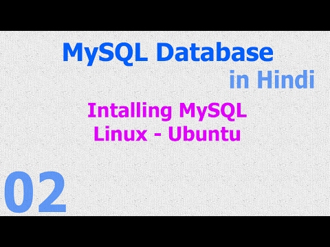 02 - MySQL Database Tutorial Hindi - Installing MySQL in Linux