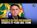 Brazil’s former president Bolsonaro starts serving 27-year jail term for coup plot