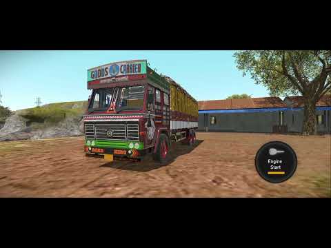 Playing indian truck simulator 