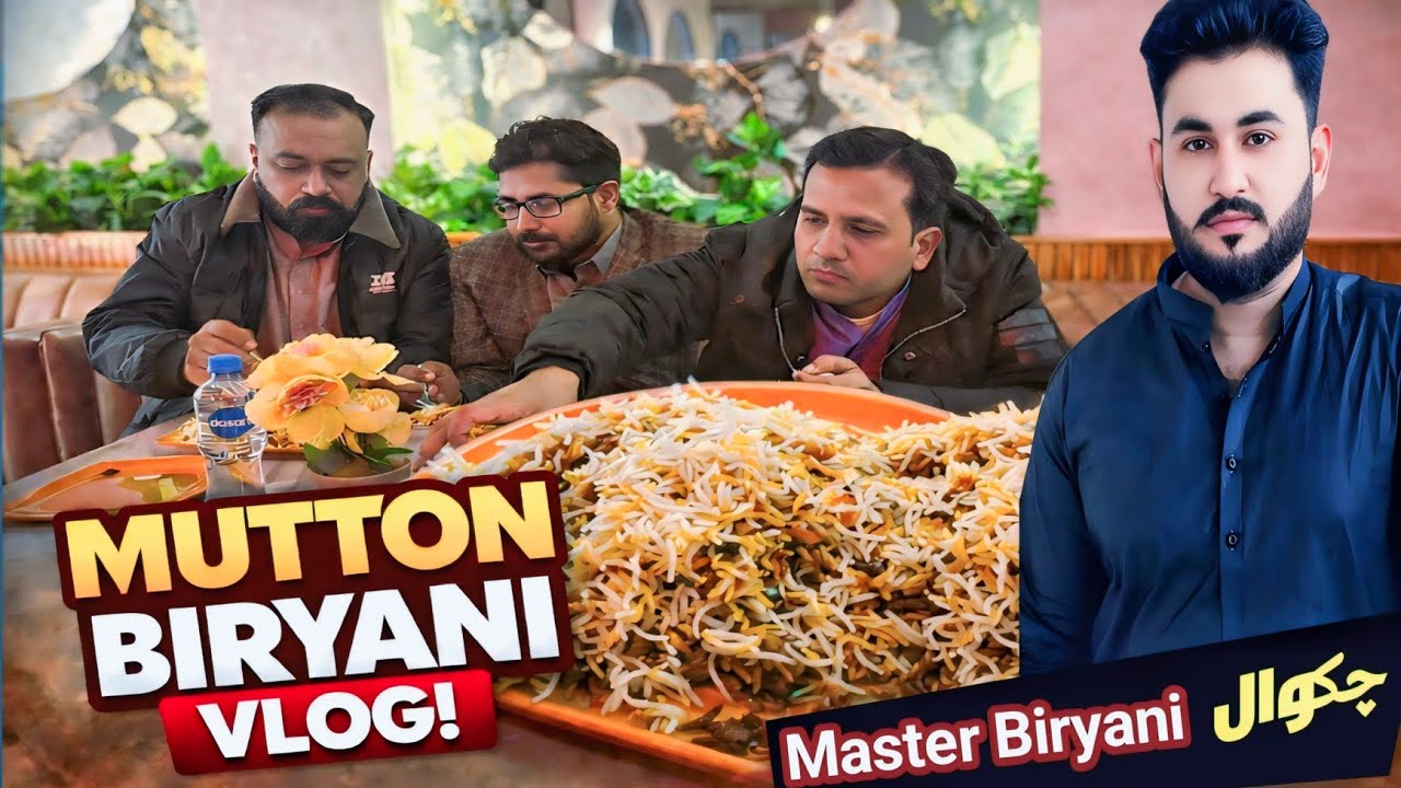 Best Mutton Biryani in Chakwal | Master Biryani Full Vlog😋🥰❤️
