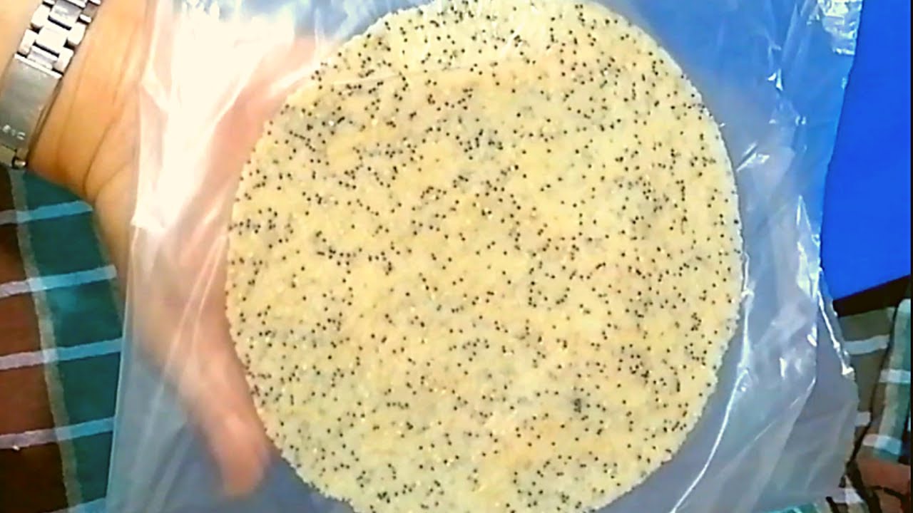 MOR HAŞHAŞLI CİPS TARHANASI YAPIMI👍#konya tarhanası#cipsilik tarhana yapımı