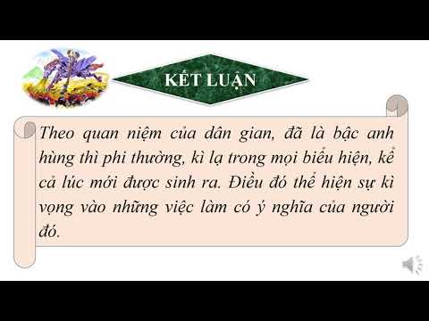 - bài 1: thánh gióng