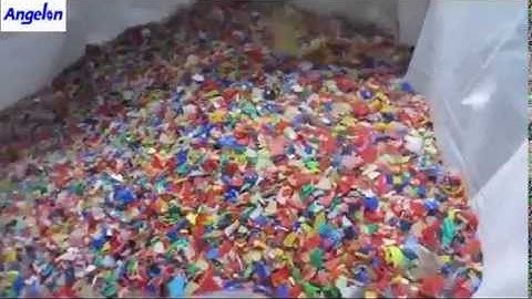 Angelon plastic color sorter for HDPE milk bottle material
