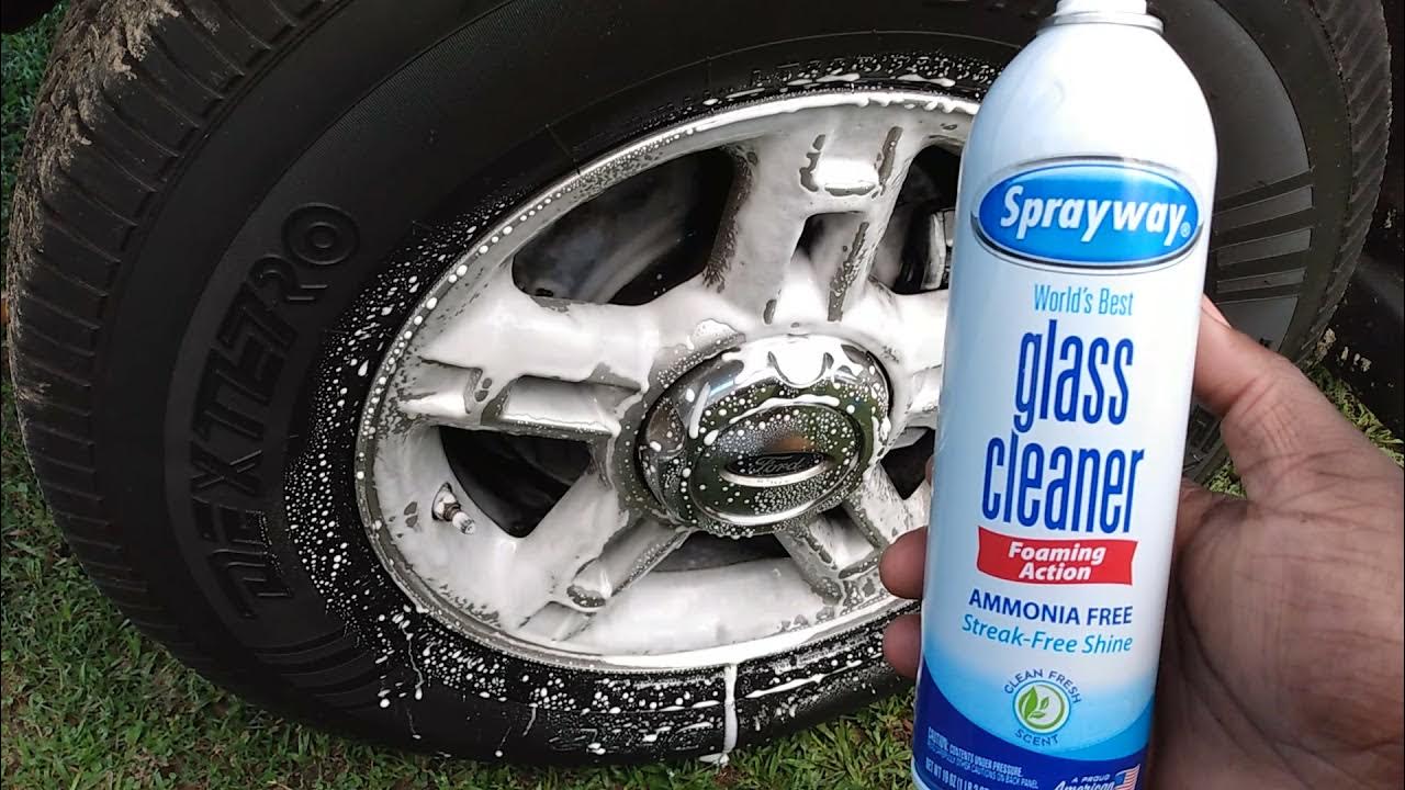 sprayway glass cleaner work excellent for cleaning wheels YouTube